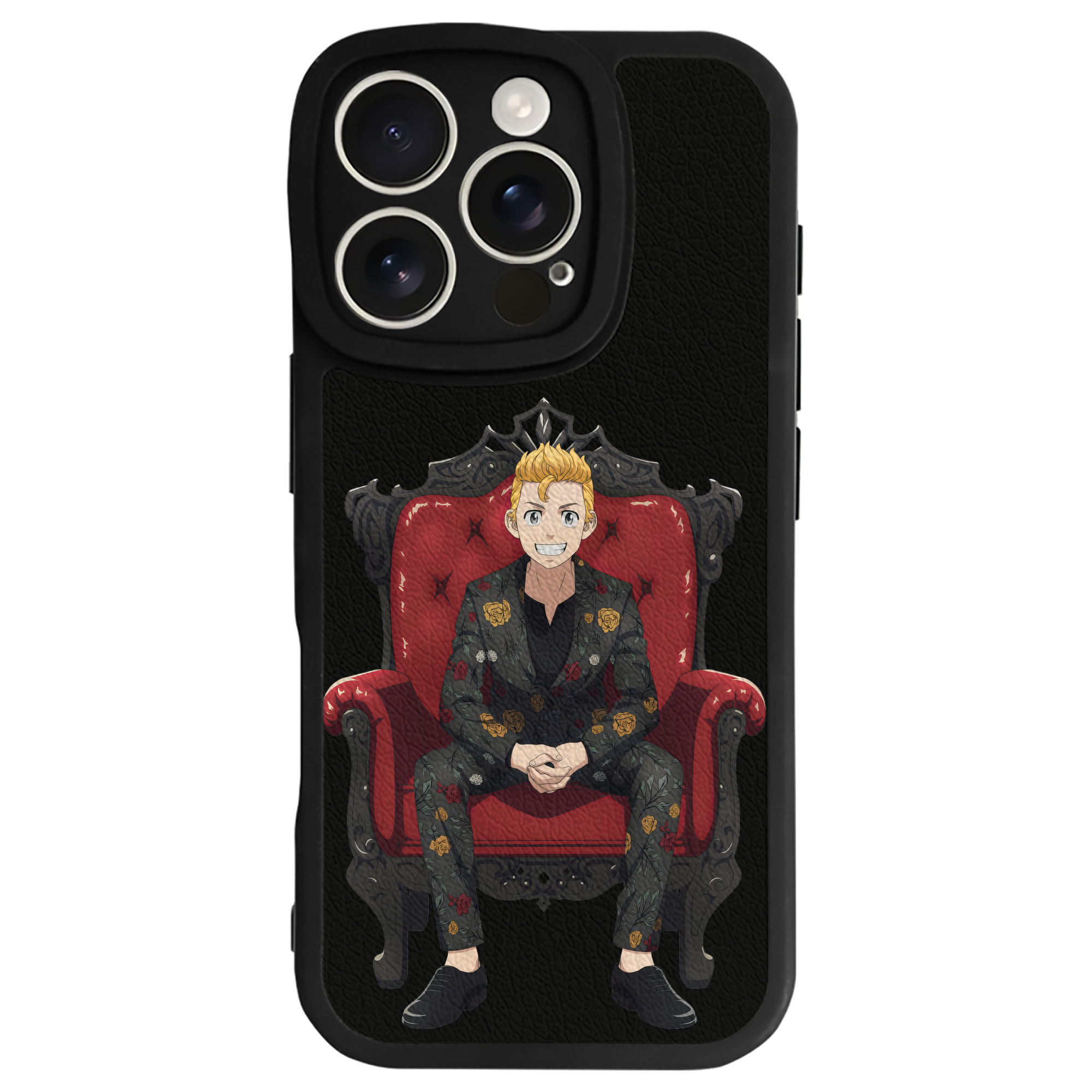 （画像用） 東京リベンジャーズ Tokyo Revengers 【iPhone 16シリーズ対応】シリコンスマホケース（レザー調） 材質：シリコン